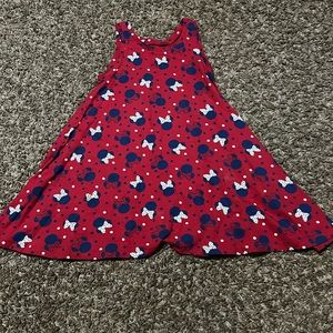 Disney. Size 3T red whit and blue Minnie Mouse dress.